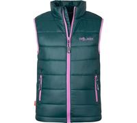 Trollkids Kinder Trondheim Weste (Größe 116, tuerkis)