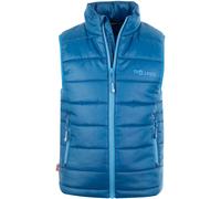 Trollkids Kinder Trondheim Weste (Größe 140, blau)