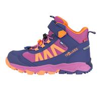 Trollkids Wanderschuh Tronfjell Hiker Mid Kinder wasserdicht Gr. 37 Violet Blau/Mallow Pink/Papaya