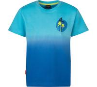 Trollkids Kinder Yttersand Beach T-Shirt (Größe 128, blau)