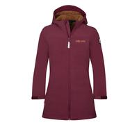Trollkids Mädchen Softshell Mantel Kristiansand, Burgunderrot/Karamell-Braun, Größe 116