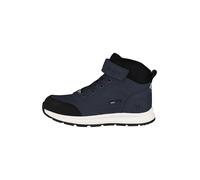Trollkids Leder-Wanderboots "Stavanger Mid Cut XT" in Dunkelblau - Größe 36 | Kinder Outdoor Sport Schuhe