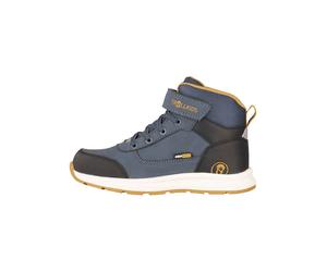 Trollkids Leder-Wanderboots "Stavanger Mid Cut XT" in Dunkelblau - Größe 36 | Kinder Outdoor Sport Schuhe