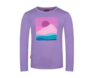 Trollkids Longsleeve "Falketind" in Lila - Größe 116 | Kinder Longsleeves