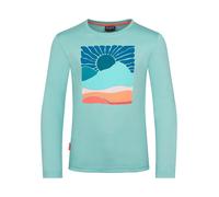 Trollkids Longsleeve "Falketind" in Türkis - Größe 176 | Kinder Longsleeves