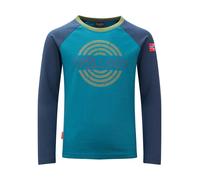 Trollkids - Kid's Preikestolen Longsleeve - Longsleeve, Gr. 104, türkis/blau (MysticBlue/DarkMarine/ArcticBlue)