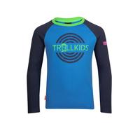 Trollkids Longsleeve "Preikestolen" in Blau - 53% | Größe 104 | Kinder Longsleeves