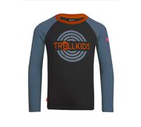 Trollkids Longsleeve "Preikestolen" in Dunkelblau - Größe 98 | Kinder Longsleeves