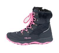 Trollkids Mädchen Hemsedal Winterschuhe Winterstiefel, Marineblau/Magenta, Größe 25