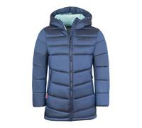 Trollkids - Girl's Trondheim Coat - Mantel, Gr. 176, blau (LotusBlue/Navy/FrostyMint)