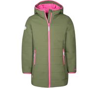 Trollkids Mädchen Wintermantel Winterjacke Stanavanger, Dunkle Olive/Hellmagenta, Größe 128