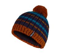 Trollkids - Kid's Hafjell Bobble Cap - Mütze, Gr. L-XL 52-56 cm - 6-12 Years, weiß (NightSky/DeepLagoon/Cinnamon)