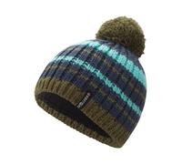 Trollkids Kinder Hafjell Bommelmütze, Tannengrün/Mystisches Blau, Größe 6-12 Years;52-56cm