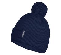 Trollkids - Girl's Holmenkollen Bobble Cap - Mütze, Gr. 48 cm-52 cm 48-52 cm - 2-5 Years, blau (Navy)