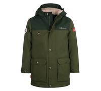Trollkids Parka "Gudvangen" in Khaki - Größe 128 | Kinderjacken