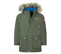 Trollkids - Kid's Nordkapp Jacket - Parka, Gr. 152, oliv (Ivy/ElectricBlue)