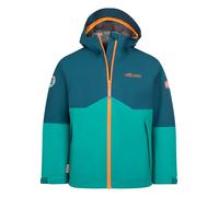 Trollkids Regenjacke "Gjende" in Grün - Größe 128 | Kinder Outdoor Jacken