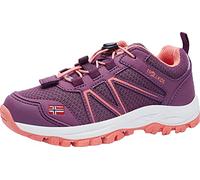 Trollkids Sandefjord Wanderschuh Hiker Low, Maulbeere/Pfirsich, Größe 40
