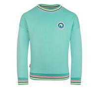 Trollkids - Girl's Senja Sweatshirt - Pullover, Gr. 116, türkis (AquaHaze)