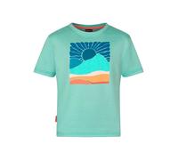 Trollkids Shirt "Falketind T" in Türkis - Größe 98 | Kinder Oberteile