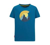 Trollkids Kinder T-Shirt Halsafjord T Atlantic Blue Größe 140