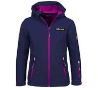 Trollkids Softshelljacke "Oslofjord" in Dunkelblau - Größe 122 | Kinder Outdoor Jacken