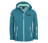 Trollkids Softshelljacke "Oslofjord" in Türkis - Größe 122 | Kinder Outdoor Jacken