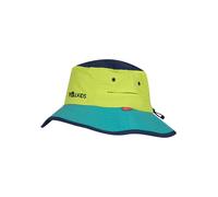 Trollkids - Kids Trollfjord Hat - Hut, Gr. 48 cm-52 cm 48-52 cm, grün (CoolLime/BlueCoral/MysticBlue)