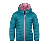 Trollkids Girls Eikefjord Jacket 104, Teal/Mauve