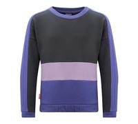Trollkids stillvolles kuscheliges Mädchen Sweatshirt aus Bio-Baumwolle VERDAL, Dunkelviolett/Violett/Schwarz, Größe 164
