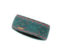 Trollkids - Girl's Rauland Headband - Stirnband, Gr. S 48-52 cm - 2-5 Years, türkis (MidnightPetrol/DustyTeal/CoralPink)