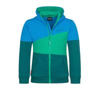 Trollkids - Kid's Alesund Sweater - Hoodie, Gr. 116, türkis (JungleGreen/DynamicBlue)