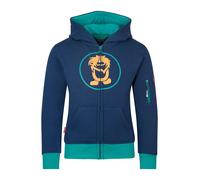 Trollkids Sweatjacke "Sognefjord T" in Blau - Größe 98 | Kinder Sweatshirts Jacken