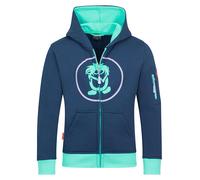 Trollkids Sweatjacke "Sortland" in Blau - Größe 140 | Kinder Sweatshirts Jacken