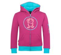 Trollkids Sweatjacke "Sortland" in Pink - Größe 140 | Kinder Sweatshirts Jacken