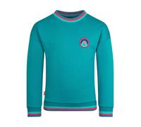 Trollkids Sweatshirt "Senja" in Türkis - 42% | Größe 104 | Kinder Sweatshirts Jacken