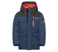 Trollkids Torsvag Parka Kinder Winterjacke mystic blue-black-flame orange Größe 164 Lifestyle Wasserabweisend