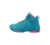 Trollkids Trekkingboots "Skarvan Hiker Mid" in Türkis - Größe 32 | Kinder Outdoor Sport Schuhe