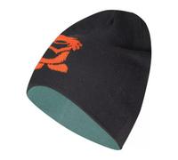 Trollkids Troll Beanie Long Junior 48-52 cm black/stormy blue/flame o