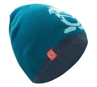 Trollkids - Kid's Troll Beanie - Mütze, Gr. M-L 52-56cm - 6-12 Years, blau (DarkMarine/MadeiraBlue)