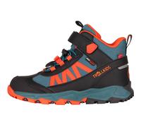 Trollkids - Kid's Tronfjell Hiker Mid - Wanderschuhe, Gr. 36, bunt (StormyBlue/FlameOrange/Black)