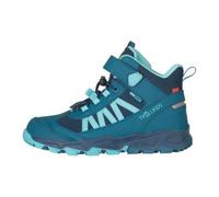 Trollkids Wanderboots "Tronfjell Hiker Mid" in Türkis - Größe 32 | Kinder Outdoor Sport Schuhe