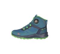 Trollkids - Kid's Trollfjord Hiker Mid XT - Wanderschuhe, Gr. 28, blau (DarkMarine/MysticBlue/FreshGreen)