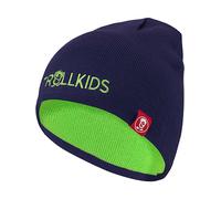 Trollkids Wende-Beanie "Troll" in Dunkelblau - 44% | Größe 48-52 cm | Kindermuetzen