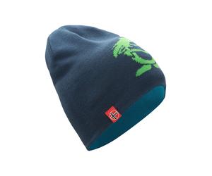 Trollkids Wende-Beanie "Troll" in Dunkelblau - Größe 48-52 cm | Baby Muetzen