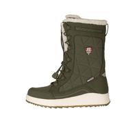 Winterboots TROLLKIDS "GIRLS ARENDAL WINTER BOOTS PRO", Damen, Gr. 28, grün (dusky olive, pink dawn), Synthetik, Textil, sportlich, Schuhe, wasserdicht, Schnellverschluß, reflektierende Details (38044