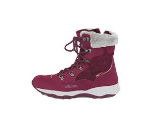 Trollkids Winterboots "Hemsedal" in Weinrot - Größe 30 | Kinderstiefel