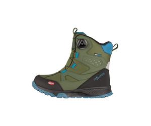 Trollkids Winterboots "Kirkenes" in Khaki - Größe 30 | Kinderstiefel