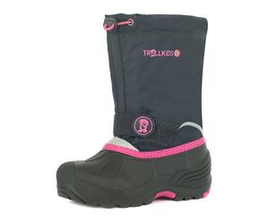 Trollkids Winterboots "Telemark Winter Boot XT" in Dunkelblau - Größe 31 | Kinderstiefel