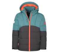 Trollkids - Kid's Gryllefjord Jacket - Winterjacke, Gr. 122, grau (StormyBlue/Black/FlameOrange)